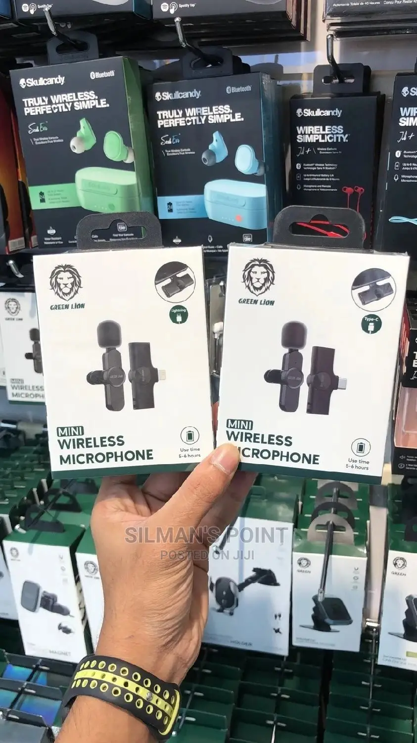 Green Mini Wireless Microphone