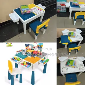7in1 Kids Building Blocks and Play Table