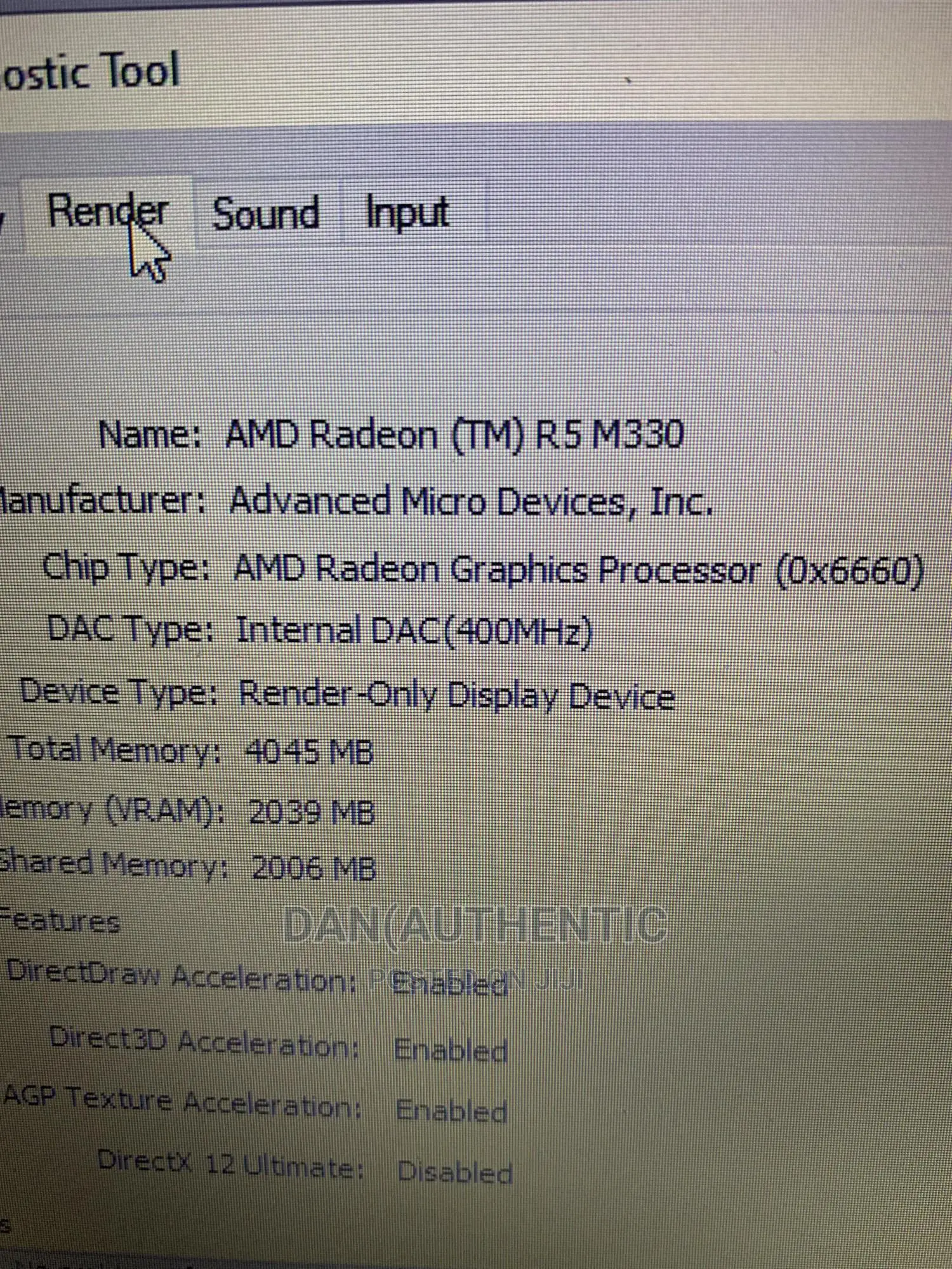 Laptop HP 15 4GB Intel Core I3 HDD 1T