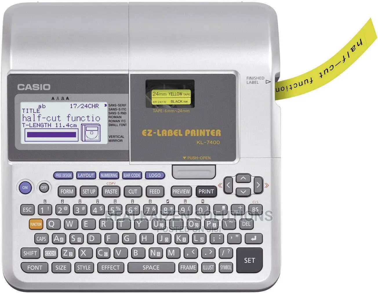 Casio Kl 7400 Ez Qwerty Label Printer.