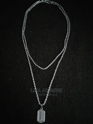 Men's Simple Double Chain/Necklaces Available