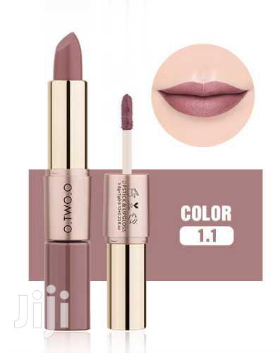 O. TWO. O High Lip Gloss Long Lasting Waterproof Matte Lipstick (Pink)