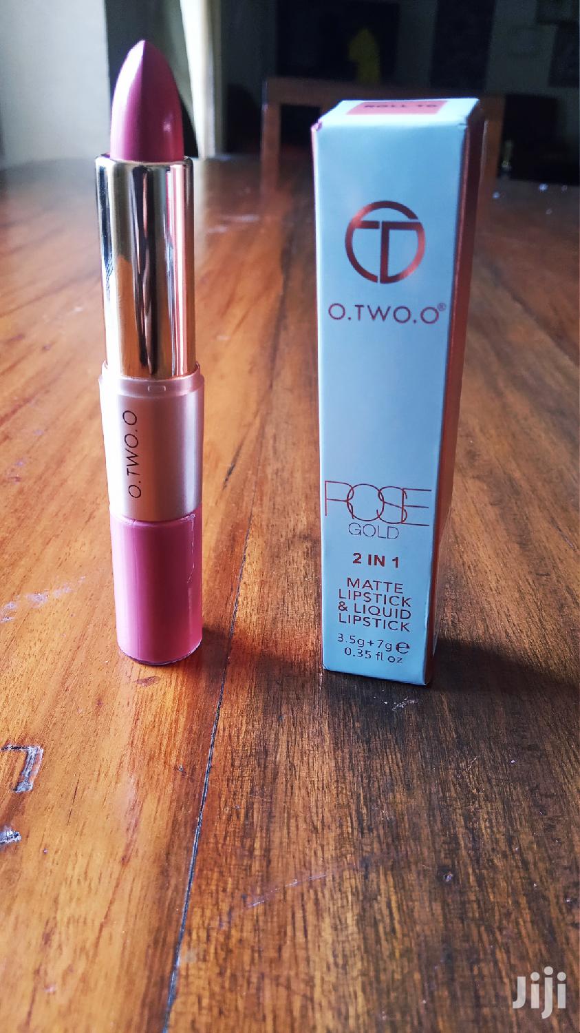 O. TWO. O High Lip Gloss Long Lasting Waterproof Matte Lipstick (Pink)