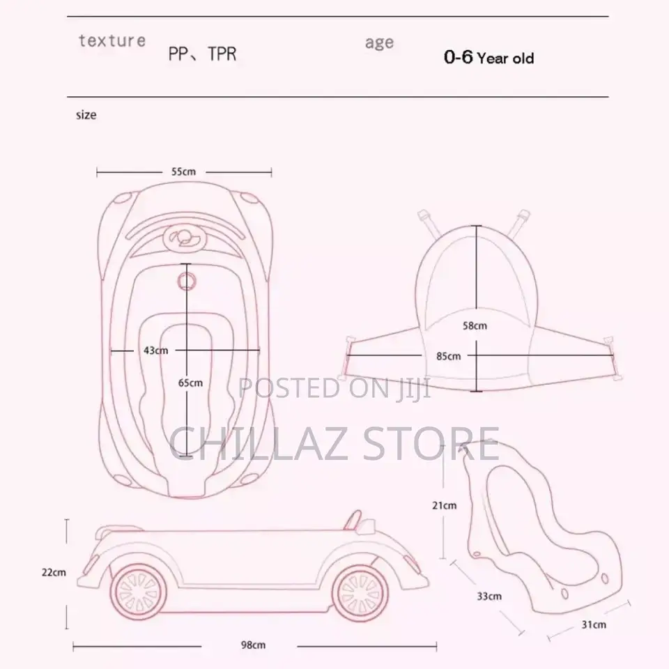 Car Bath Tub