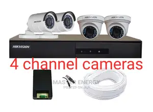 4 Channel Cameras Full Kit