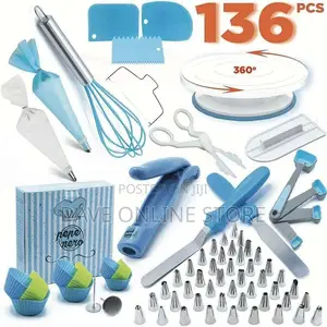 136 Pieces Cake Decorating Set
