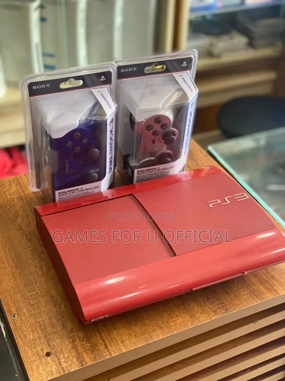 Uk Used Ps3 Red Console