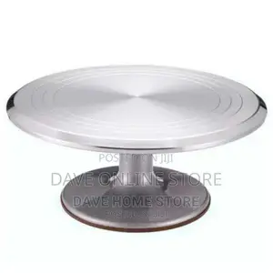Metallic Cake Stand Turntable