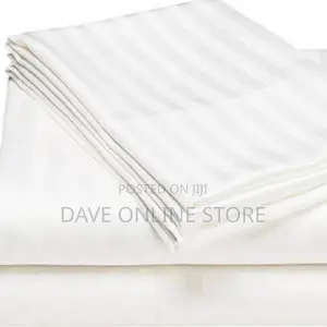 Silky Stripped Cotton Bedsheets