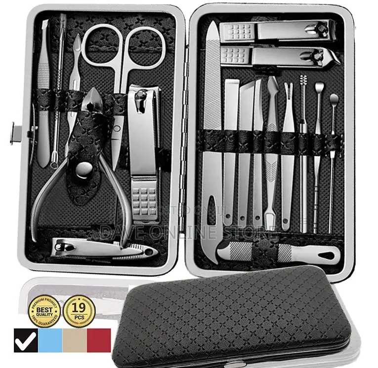 19 Pieces Pedicure Manicure Nail Clipper Set