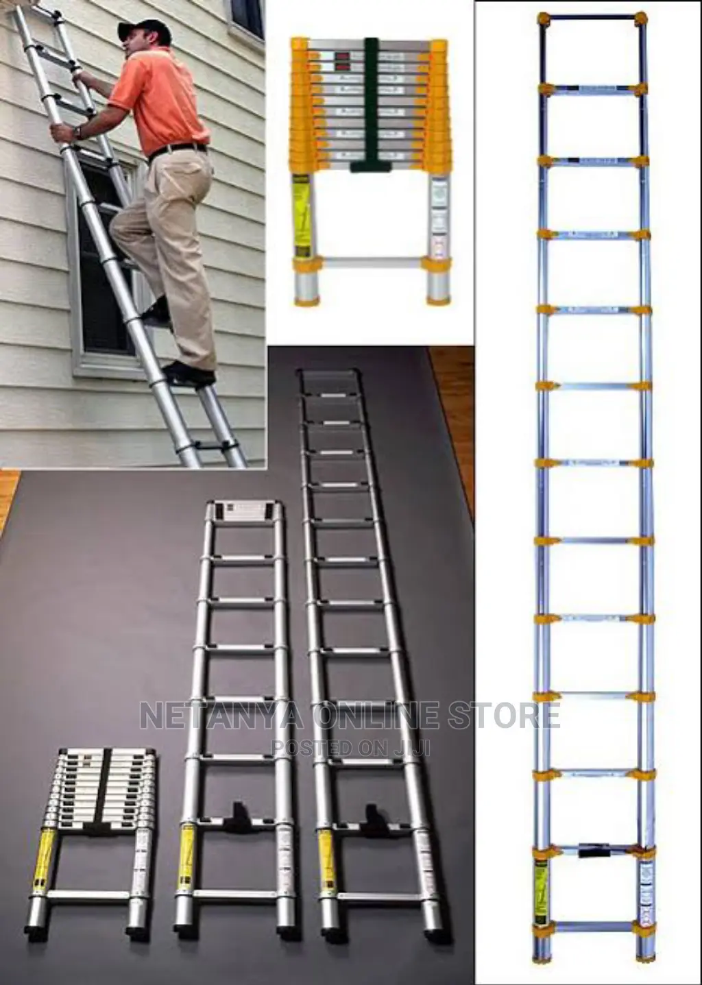 3.8m Telescopic Ladder.