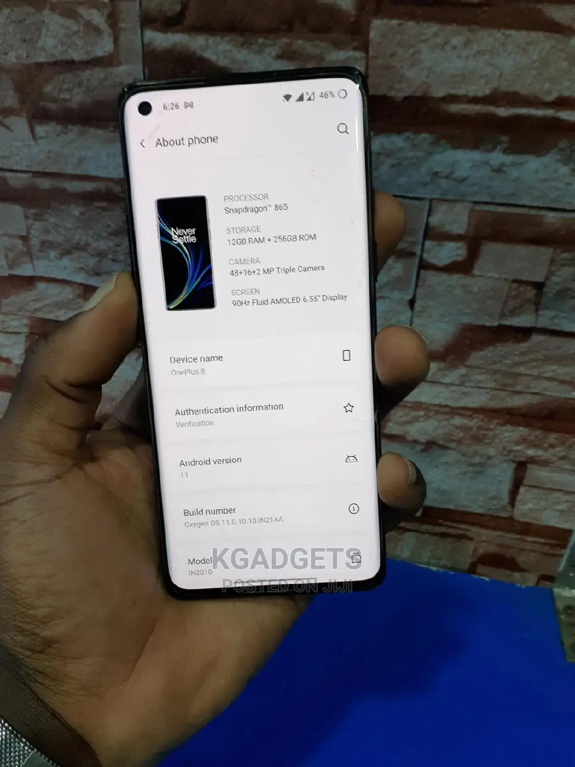 OnePlus 8 256 GB Gray