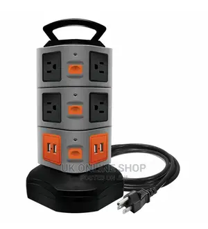 Power Strip 10 Outlets 4 USB Charging Ports Surge Protector