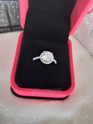 Silver Engagement Rings Available With the Ring Box Its Self