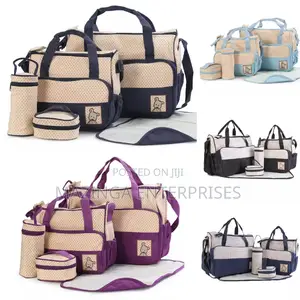 5in1 Dot Diaper Bag
