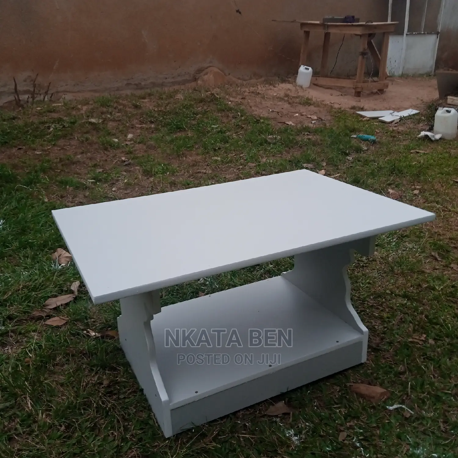 White Simple Center Table