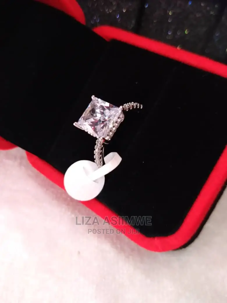 Silver Engagement Rings Available With the Ring Box Its Self