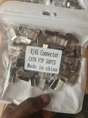 Metalic RJ45 Cat6 Connectors 50pcs Pack