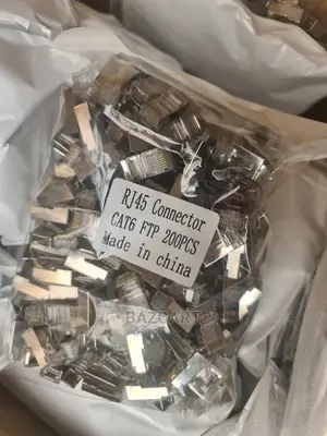 Metalic RJ45 Connectors 200pc Pack