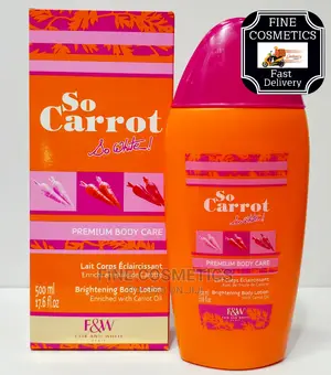 Original Fair and White So Carrot Brightening Lotion Big500g