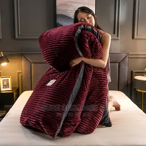 Coral Velvet Duvet