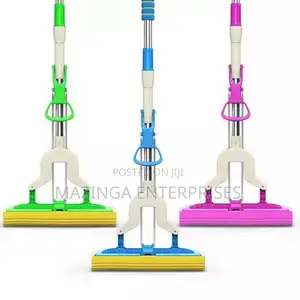 Foldable Squeeze Sponger Mopper and Rug