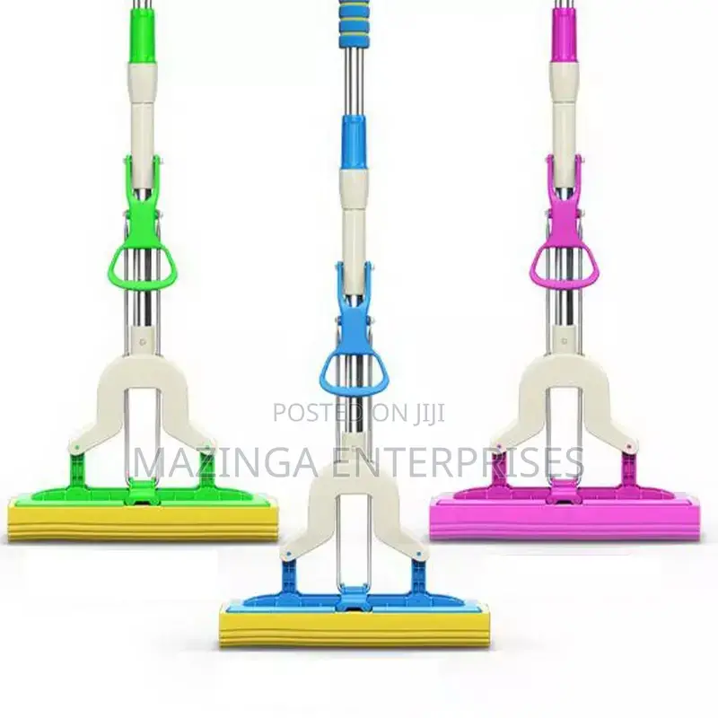 Foldable Squeeze Sponger Mopper and Rug
