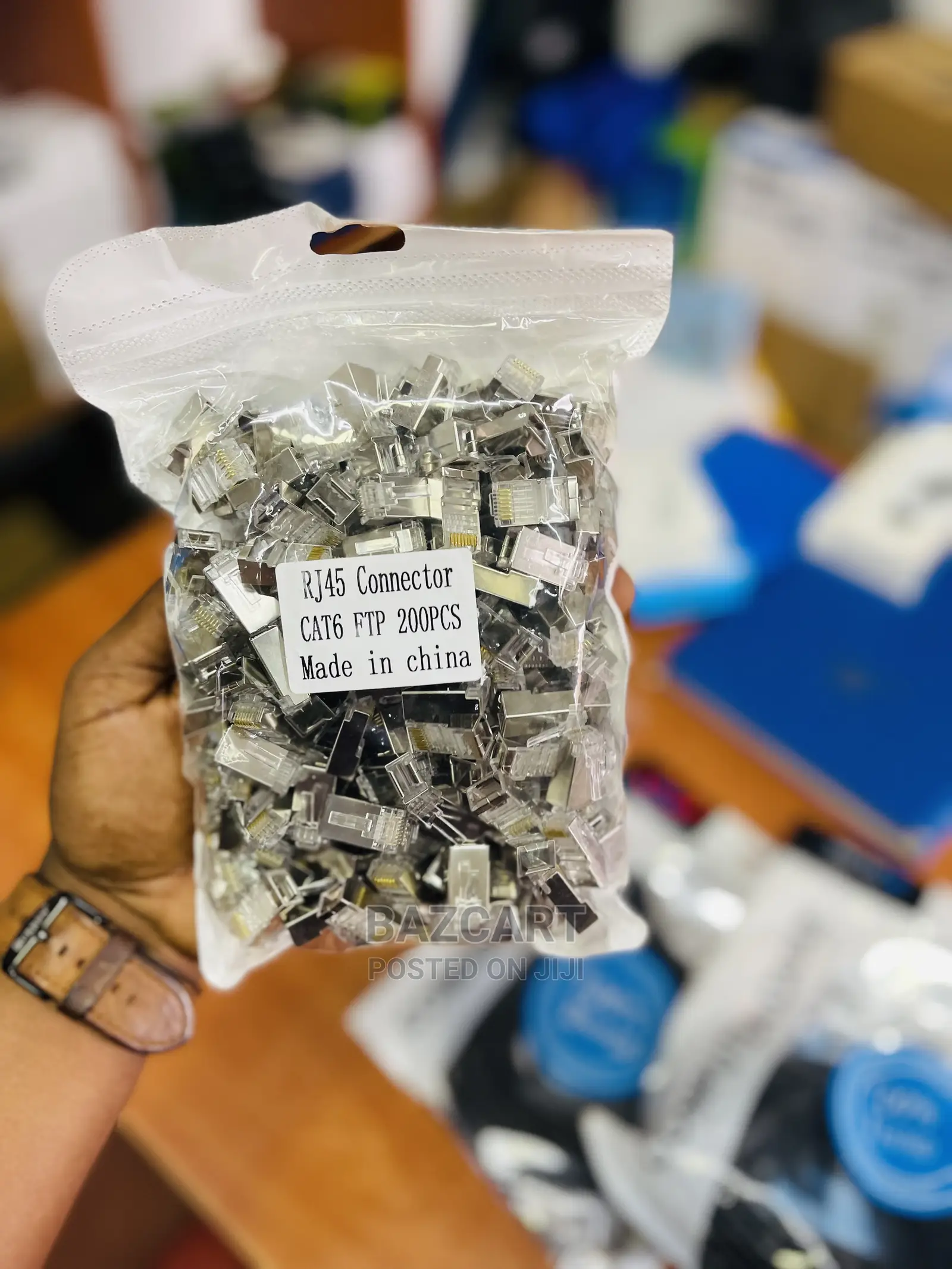 200pc Metallic RJ45 Connectors