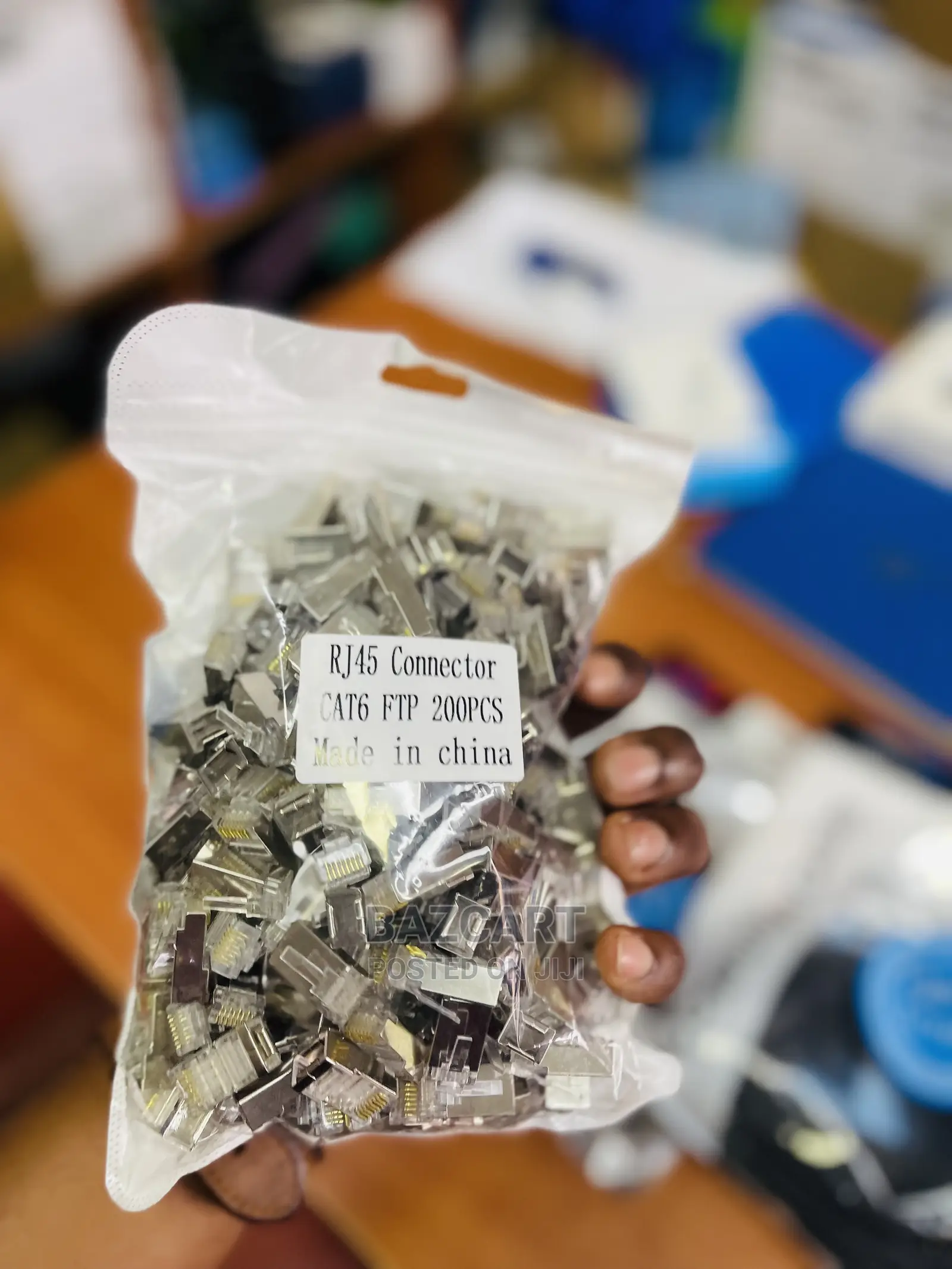 200pc Metallic RJ45 Connectors