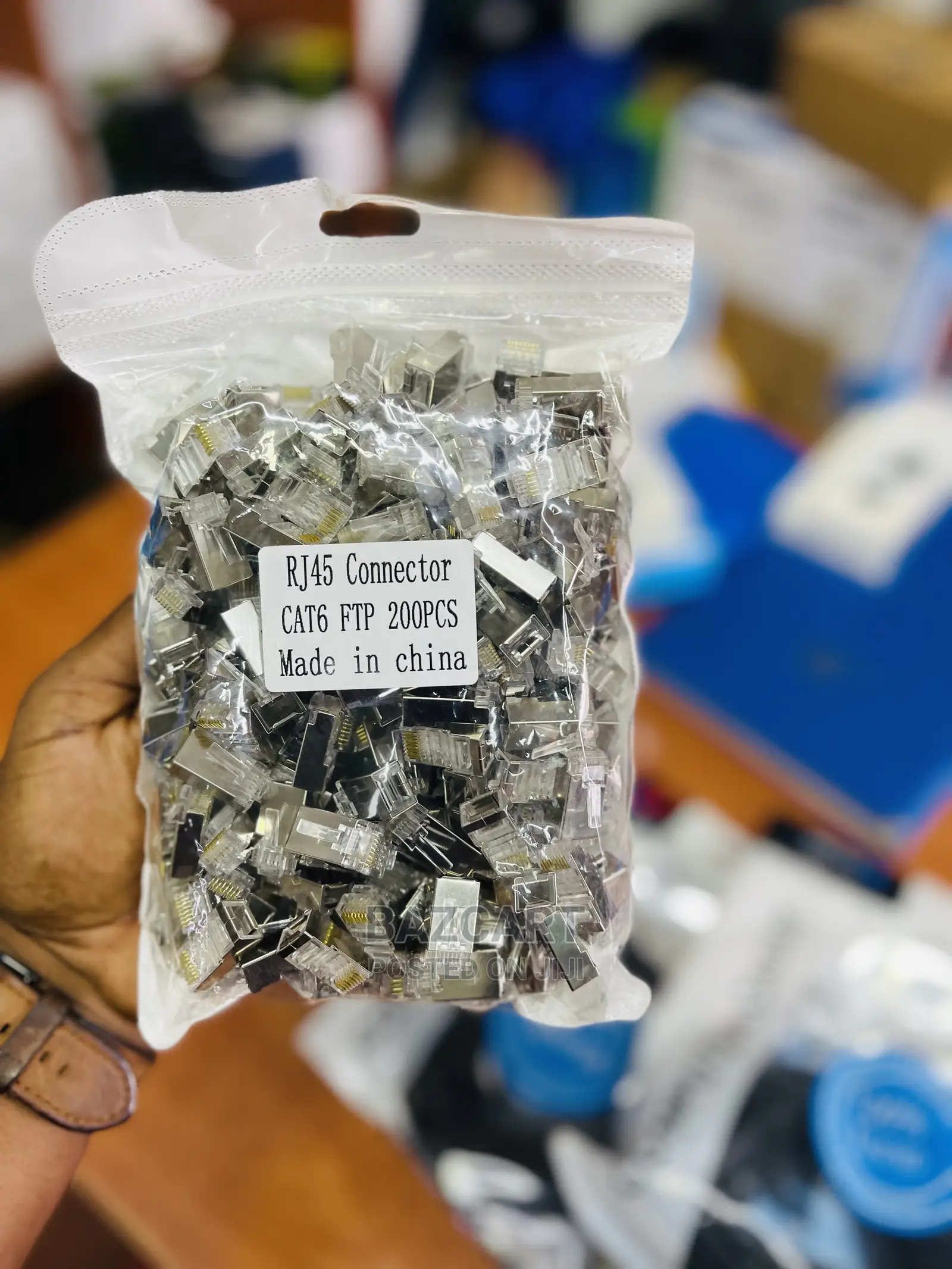 200pc Metallic RJ45 Connectors
