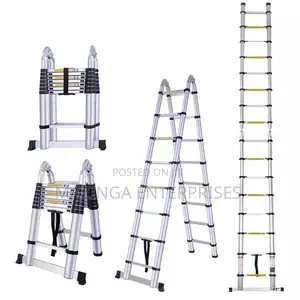 4.4meter Double Side Strong Aluminum Herringbone Ladder