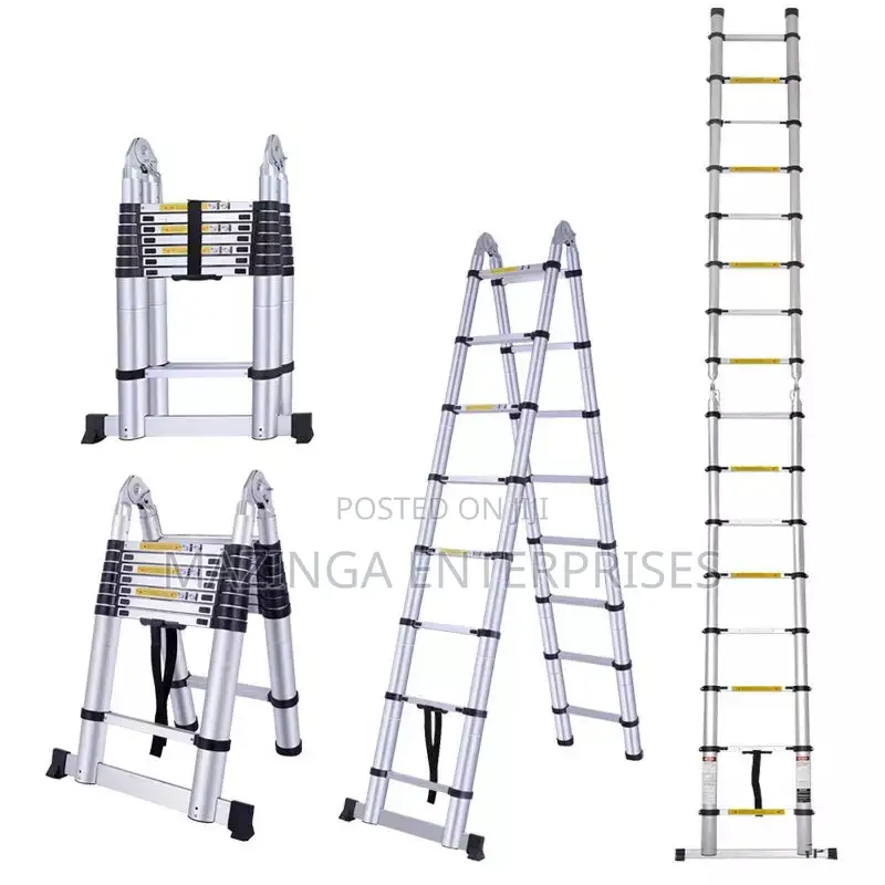 4.4meter Double Side Strong Aluminum Herringbone Ladder