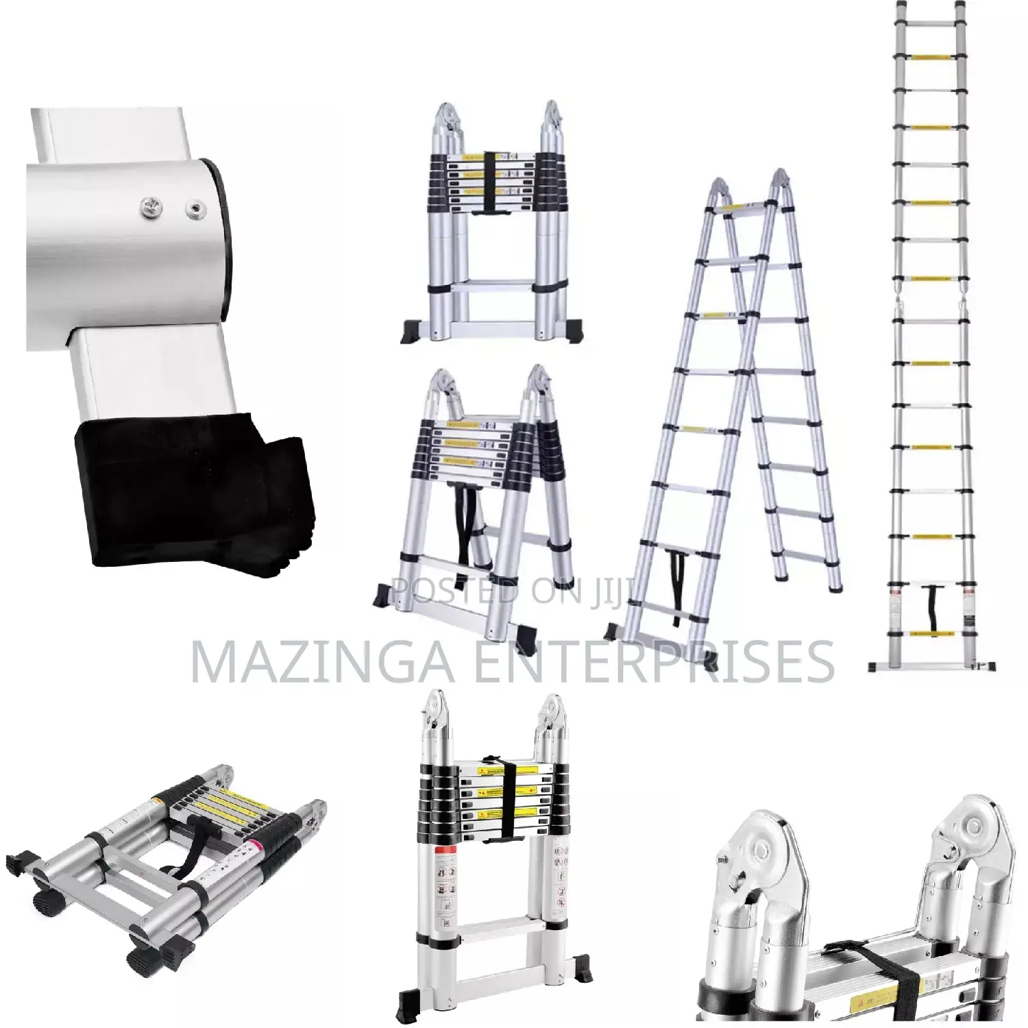 4.4meter Double Side Strong Aluminum Herringbone Ladder