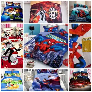 Kids Cartoon Duvets ( 1 Duvet,1 Bedsheet,1 Pillowcases