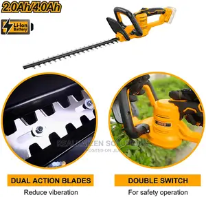 INGCO 450mm Blade 20V Lithium-Ion Cordless Hedge Trimmer