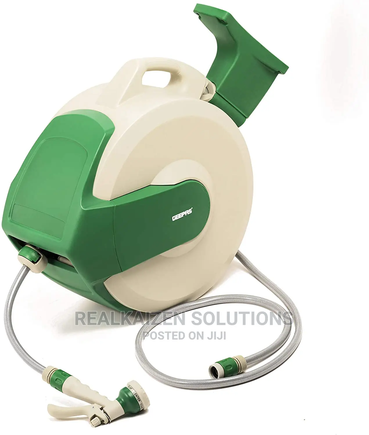 GEEPAS 30M 1/2" Automatic Water Hose Reel