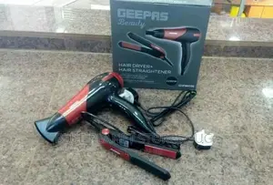 Geepas 2_in_1 Hair Dryer + Hair Straightener || GHF86036