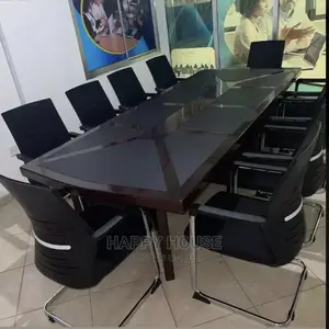 Executive Board Room Table and Chairs (10)