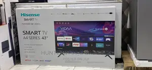 Hisense 43inches Smart Digital Frameless Tv Brand New