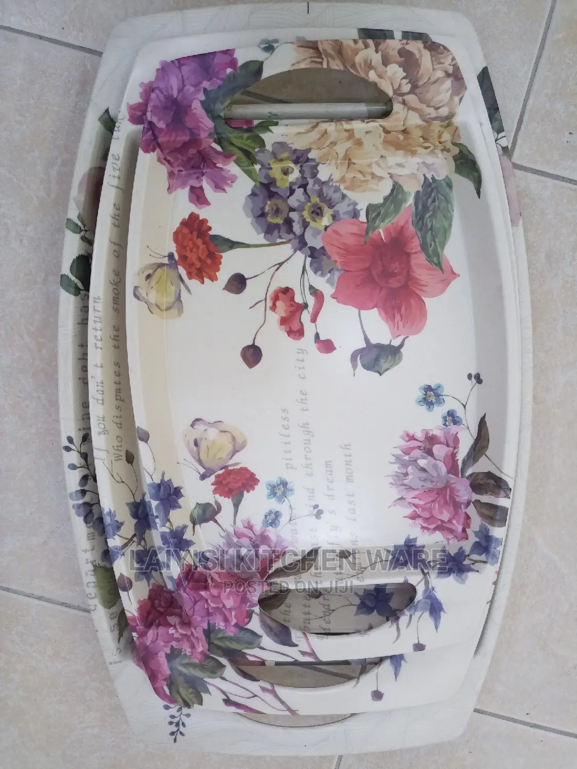 Heavy Original Milamain 3piece Trays