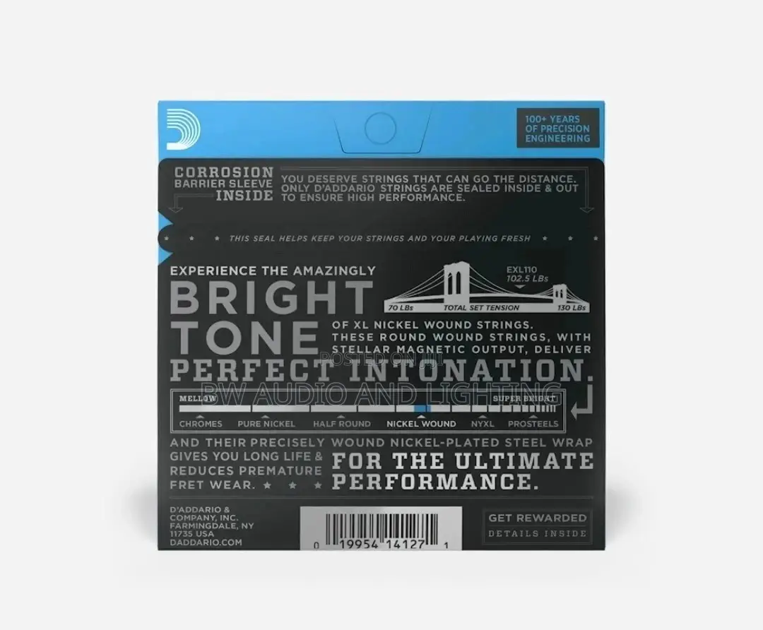 Daddario Electric Guitar Strings