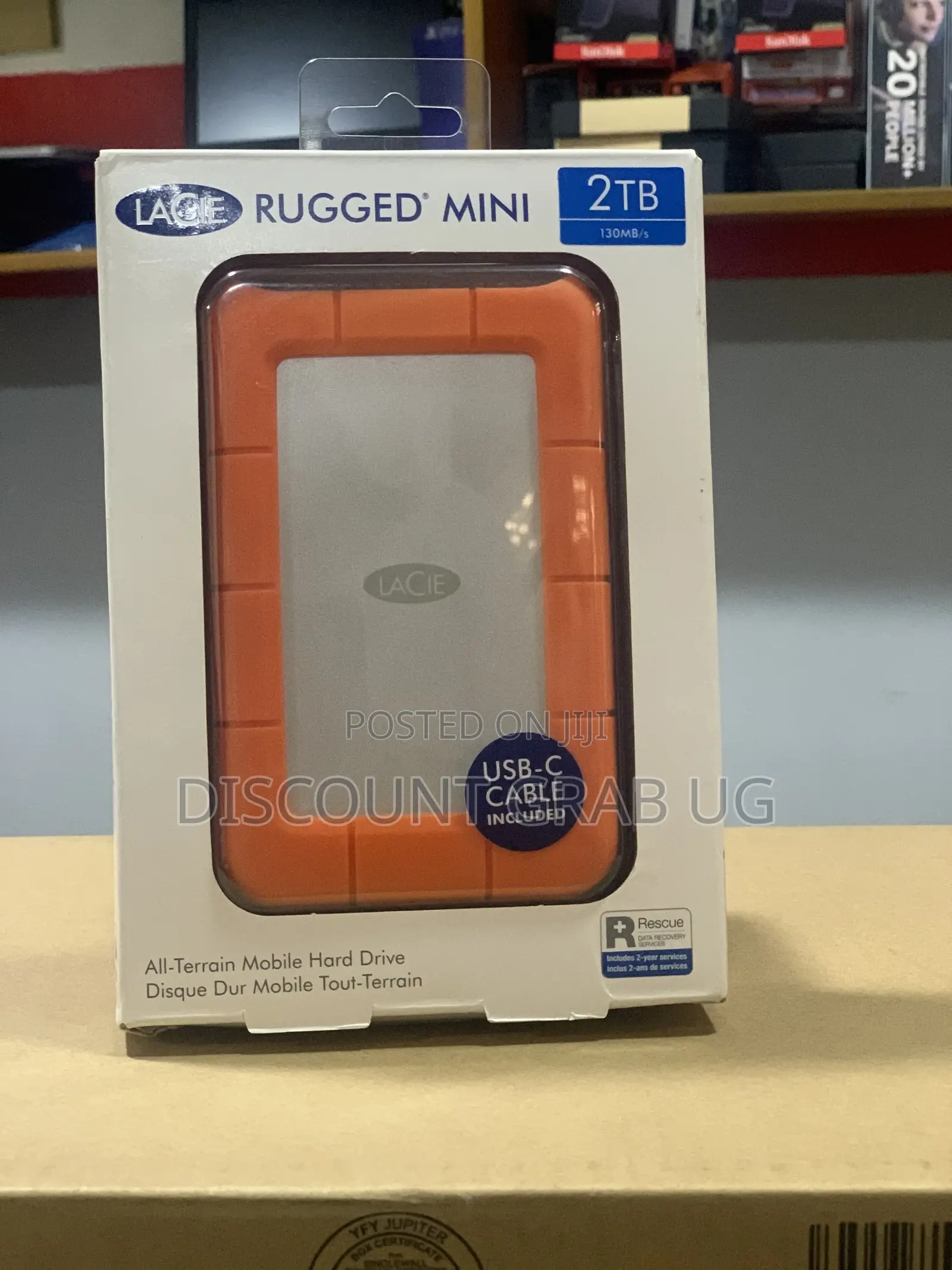 Lacie 2tb Rugged Mini External Harddrive