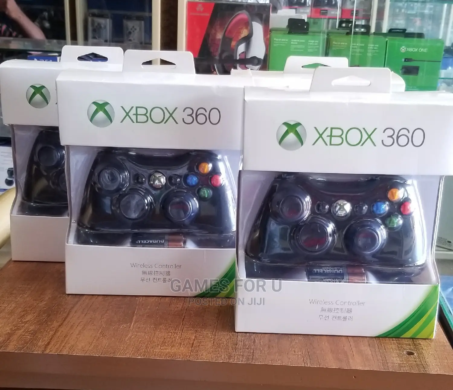 Wireless Xbox 360 Pads Black