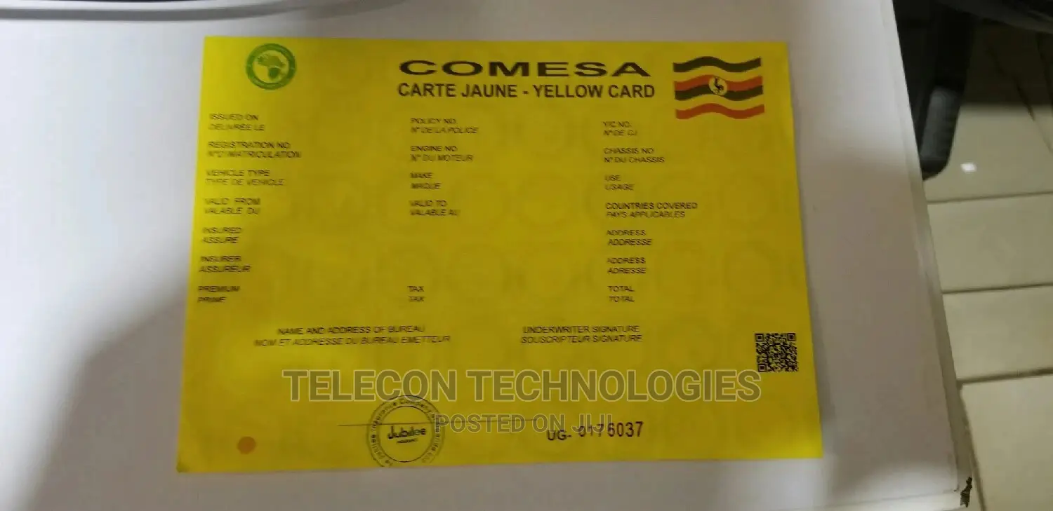 Yellow Cards With Codes