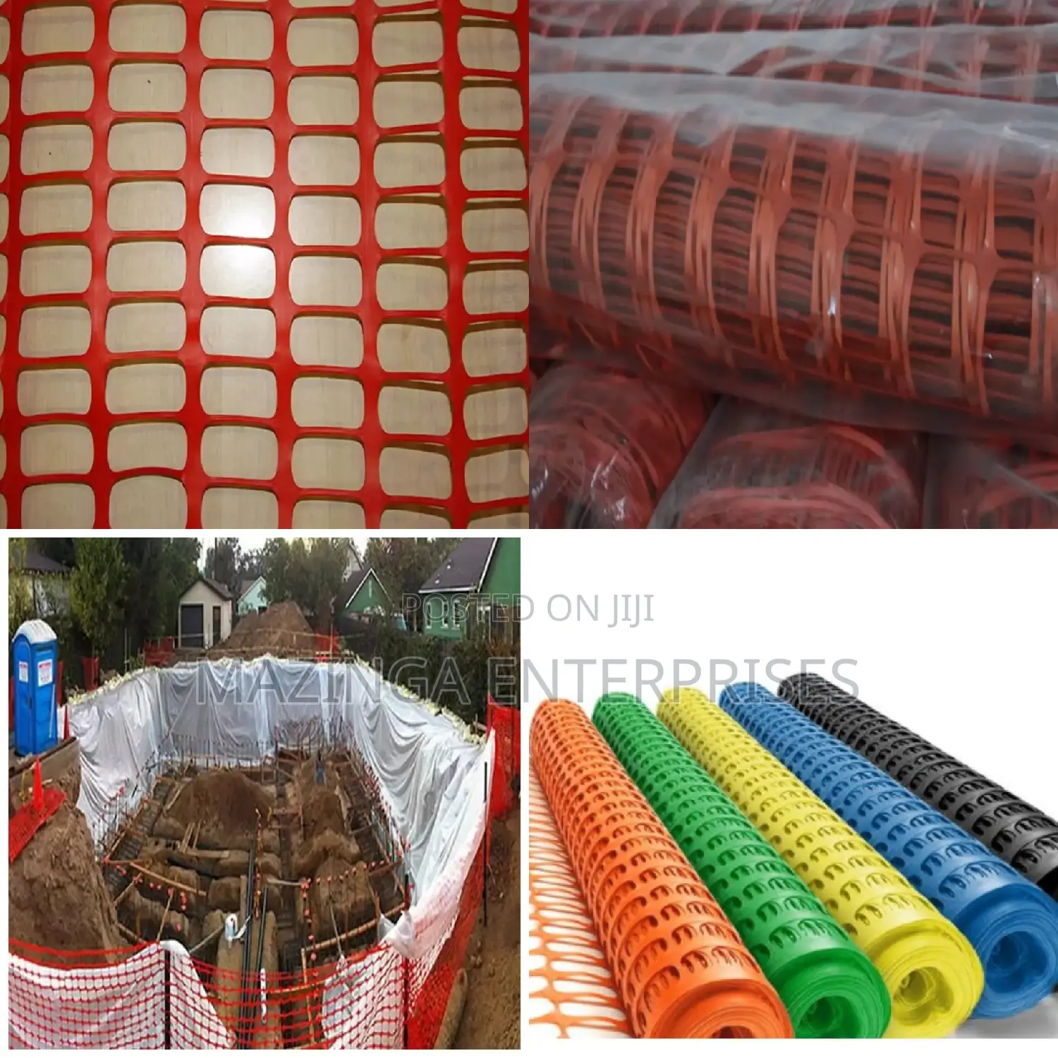 Safety Construction Barriers And Fence Plastic Mesh