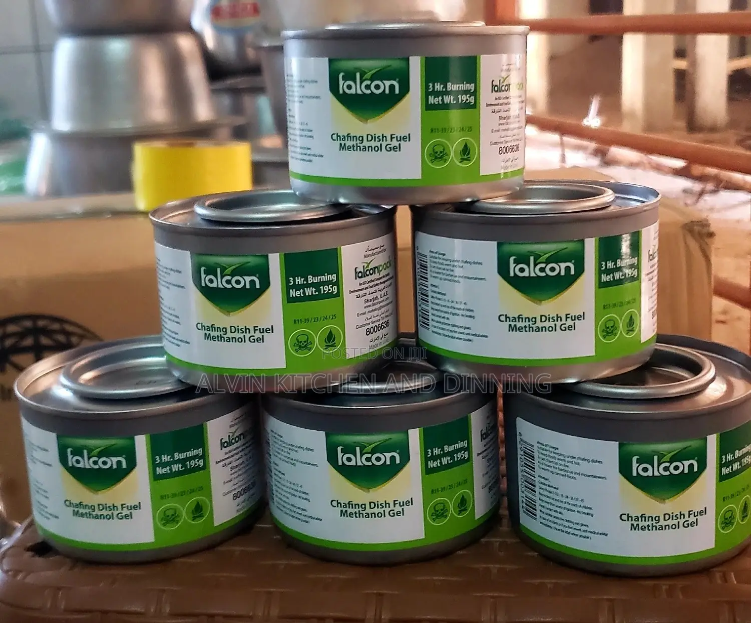 Chafing Gel Cans (6 Pack)