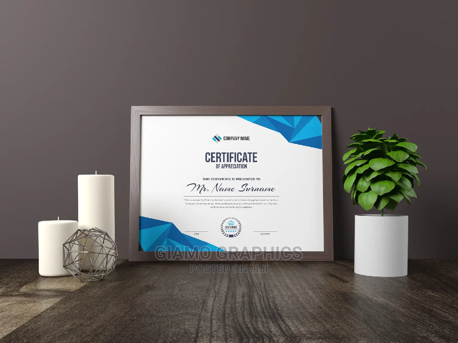 Certificates
