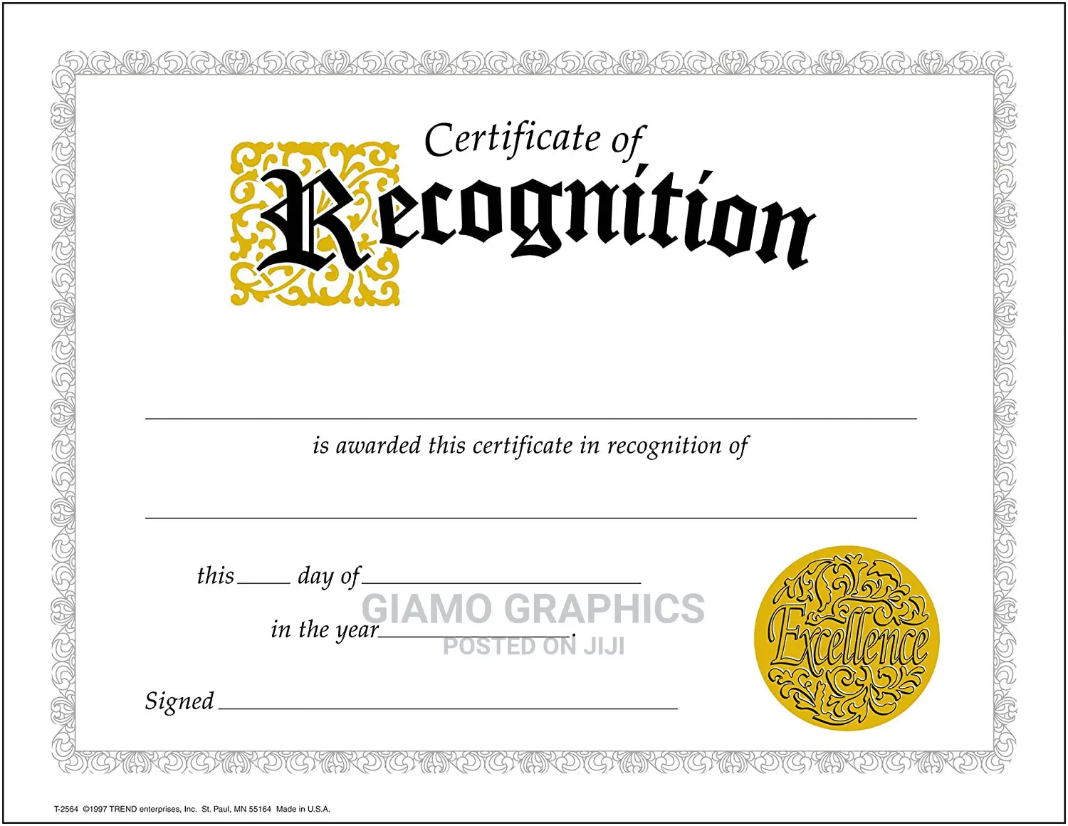 Certificates