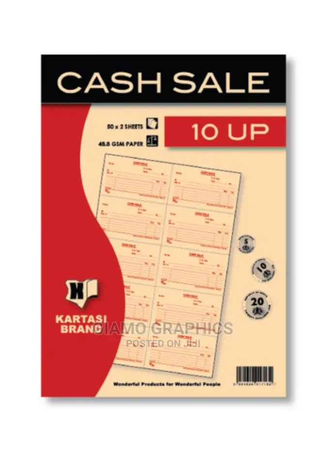 Cash Sale. Customized