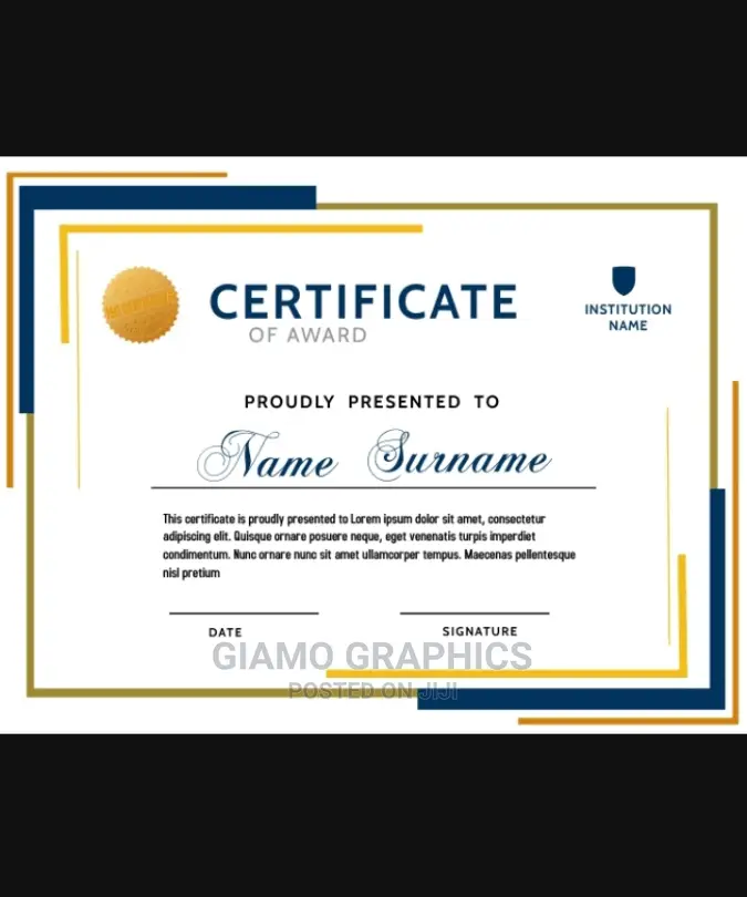 Certificates